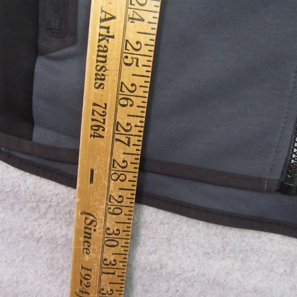 NWT Athletic Works Mens Full Zip Performance Hoodie M Gray Black Pockets - Picture 10 of 12